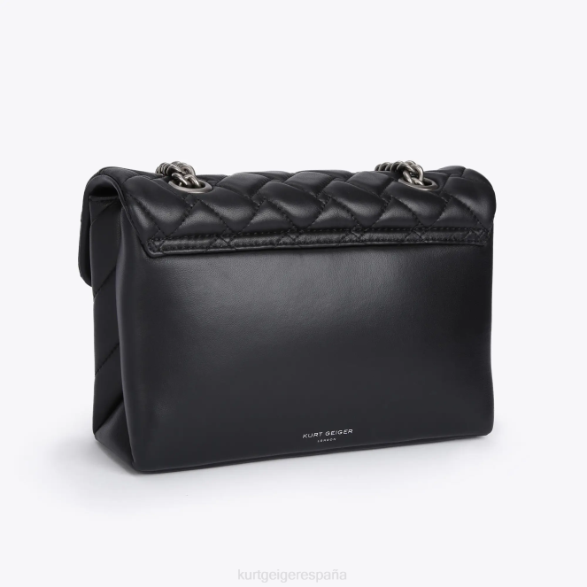 Kurt Geiger mujer londres cuero kensington 2LPR98 | bolsas combinación negra
